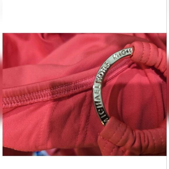 Michael Kors Embellished One-Shoulder One-Piece Swimsuit NWOT Sz 6 Red - Picture 5 of 6